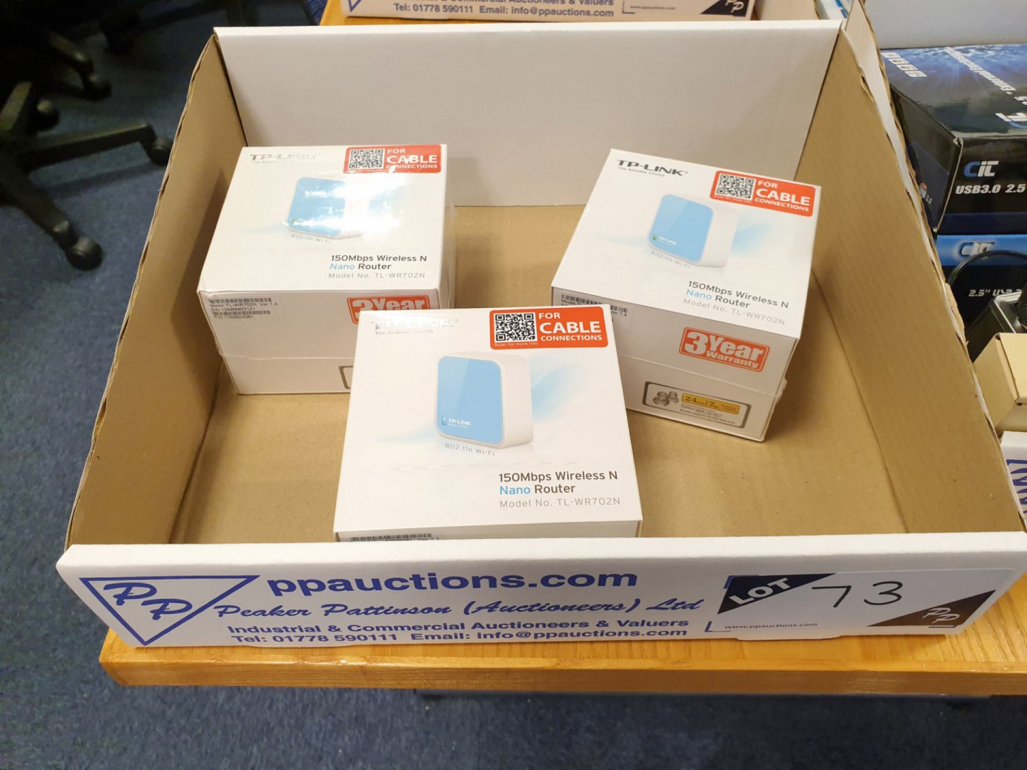 3x TP-Link TL-WR702N 150mbps wireless nano routers...