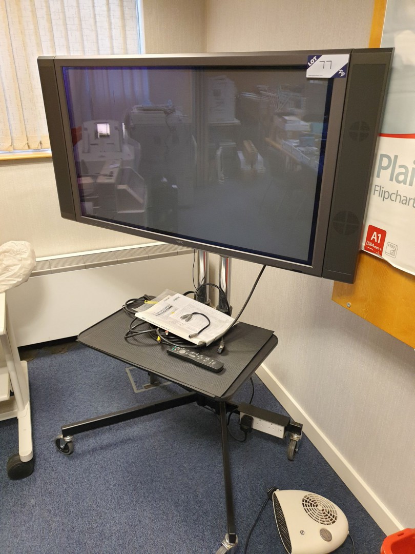 NEC PX-42XM2G plasma monitor with remote on Unicol...
