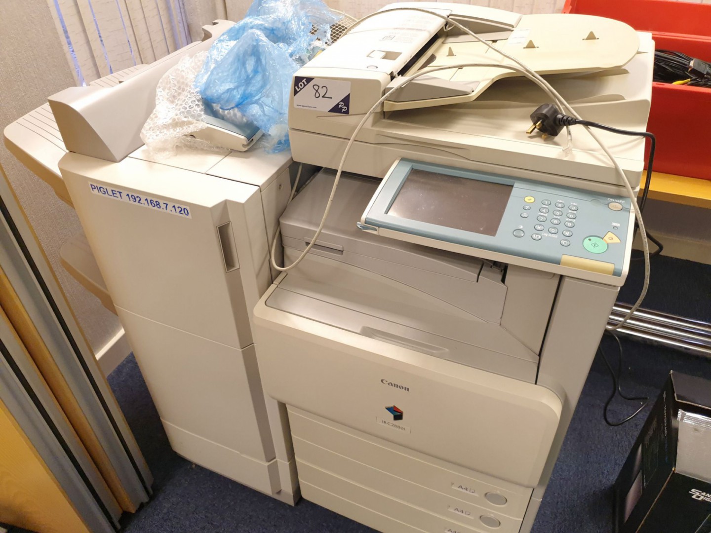 Canon IRC2880i scanner / copier with stacker unit