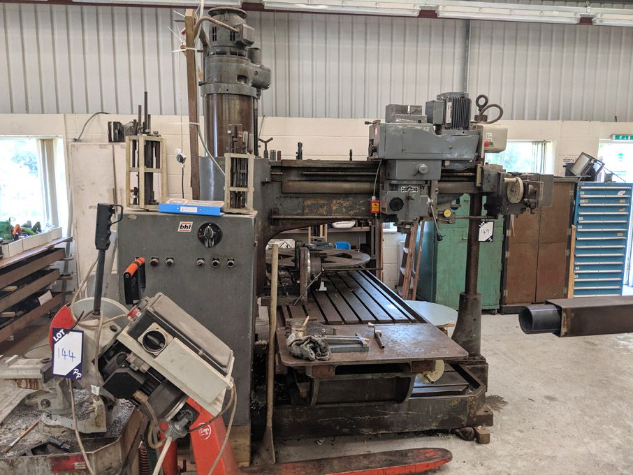 Beaver / Richmond modified bed mill, 2000x900mm T-...