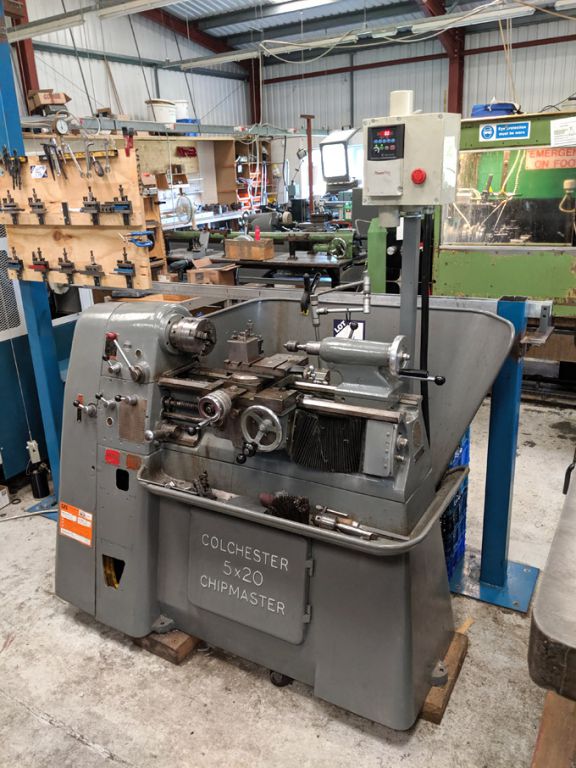 Colchester 5x20 Chipmaster lathe, 35-3000rpm, 5" C...