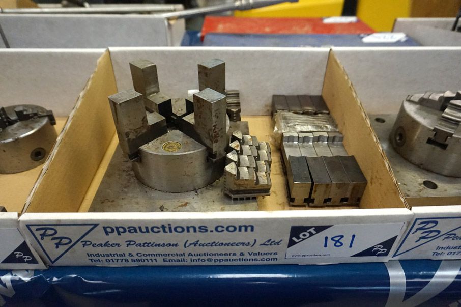 Bison 125mm diameter self centering 4 jaw chuck wi...