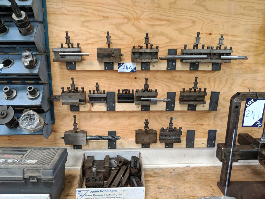 13x various lathe tool holders