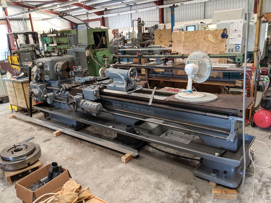Swift type 8V3 heavy duty toolroom gap bed lathe,...