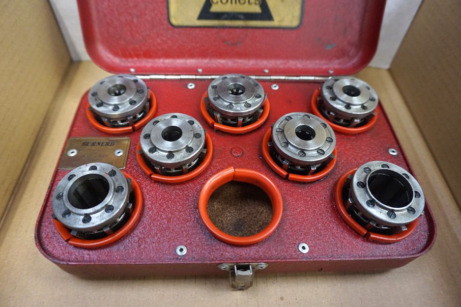 Burnerd MA2-MA9 multi-sized collet set (1 missing)