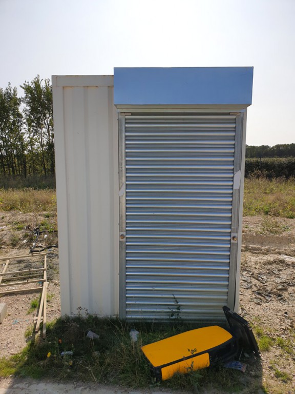 8x6ft storage container (BioSite Pod) with 3ft 4"...