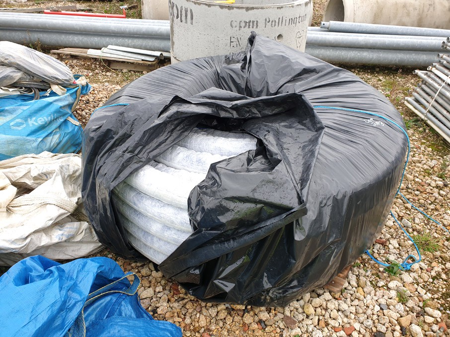 Polypipe 100mm type 8 filter drain 100m length