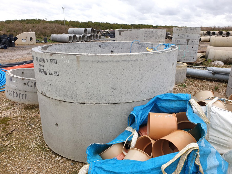 1x Stanton Bonna 1800x300mm concrete manhole inspe...