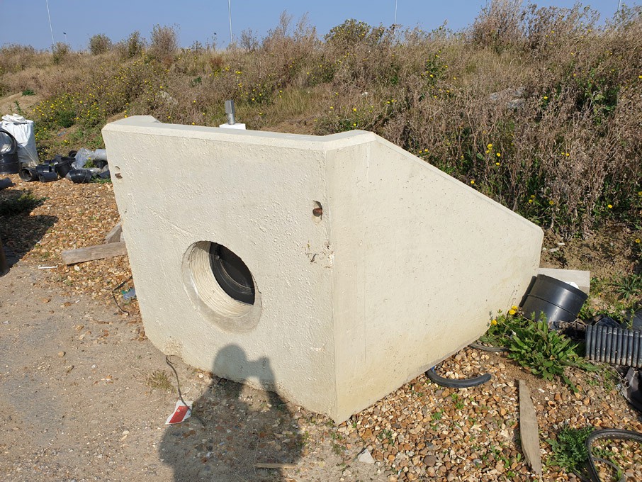 Althon Culvert head wall, 1000x1000mm internal fac...