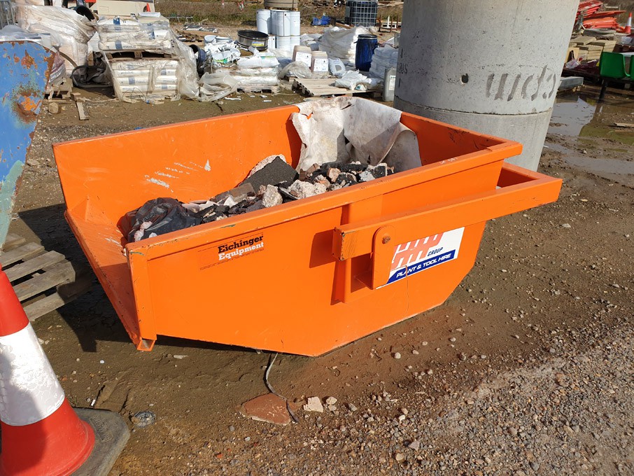 Eichinger slingable tipping skip, 1300x1800x850mm
