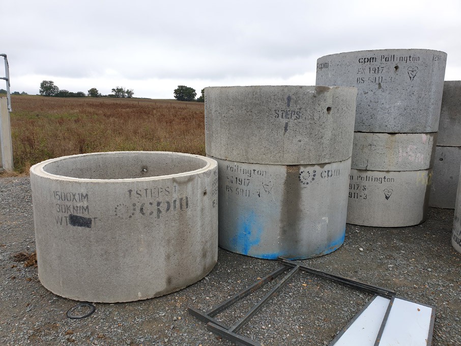 6x Inspection chambers, 3x 1500x100mm, 1x 1500x475...