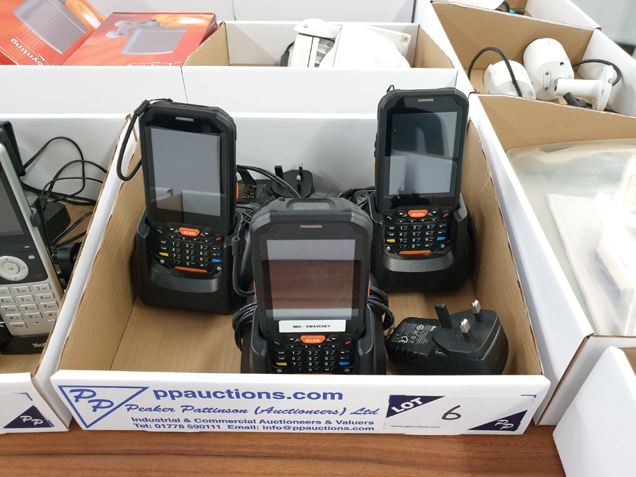 3x Point Mobile PM60 handy terminal, 3.5" screen,...