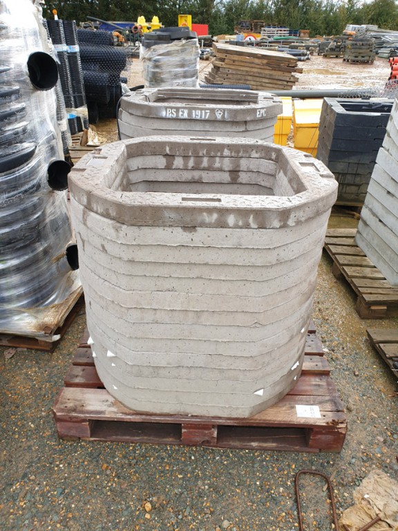 29x concrete 1-part adjusting units 675x675mm