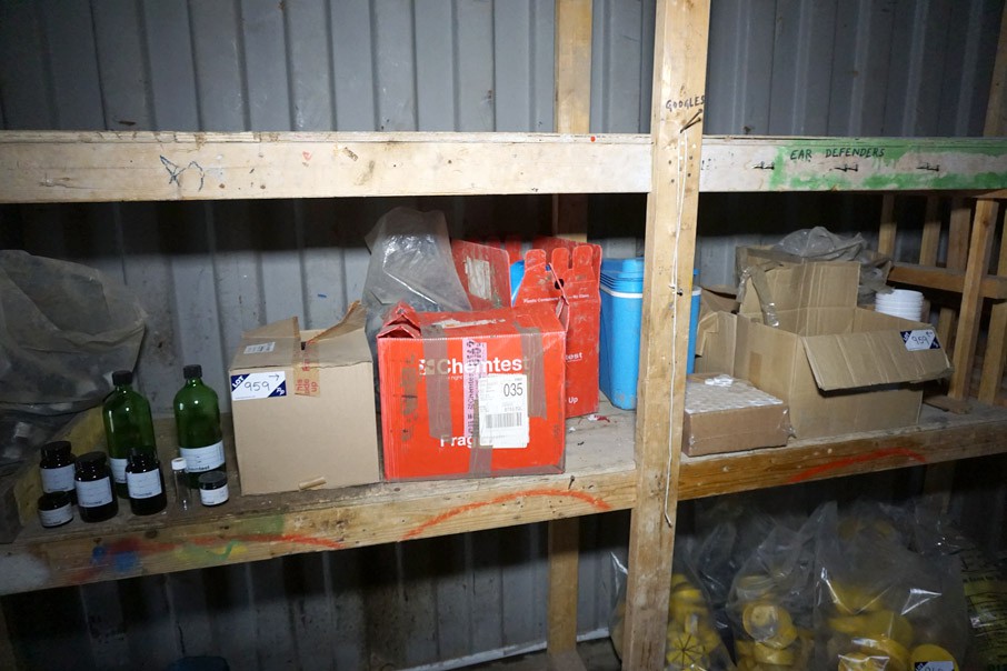 Qty various chemtest specimen bottles (unused)