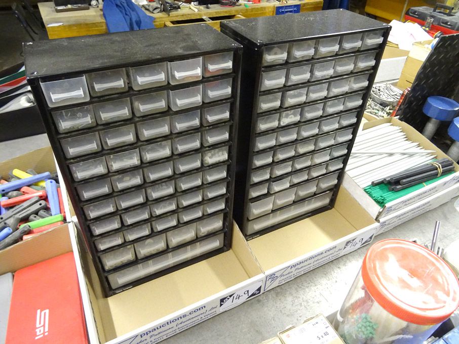 AMEND: 2x multidrawer racks with Qty nuts / bolts...