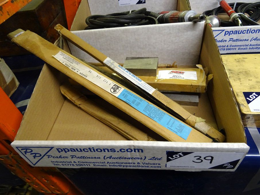 Qty various tool steel
