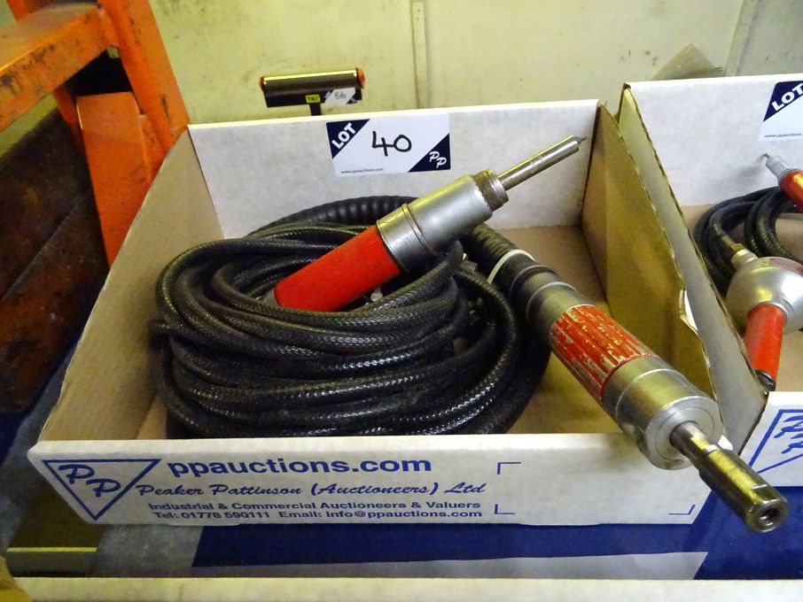 2x Desoutter, Numatic air tools
