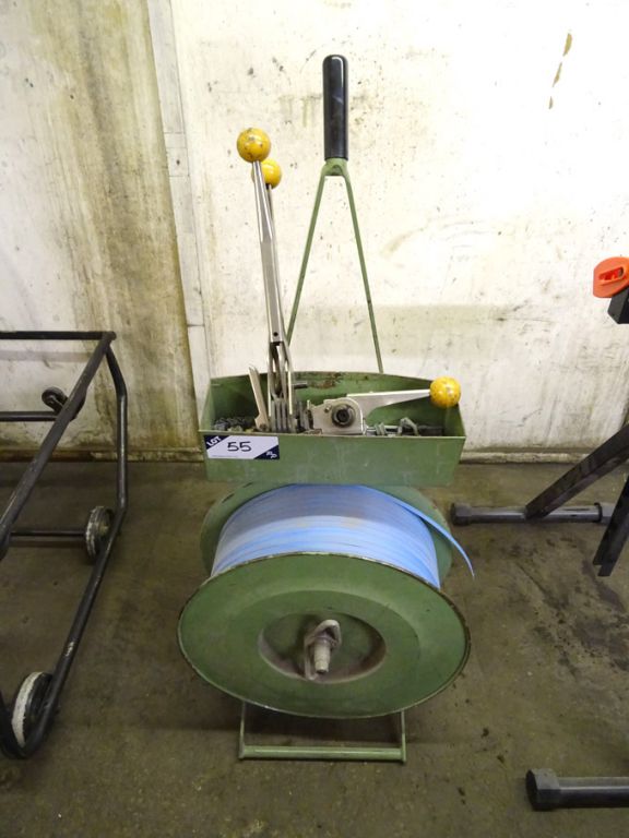 Mobile banding trolley inc: banding, clips, Strape...