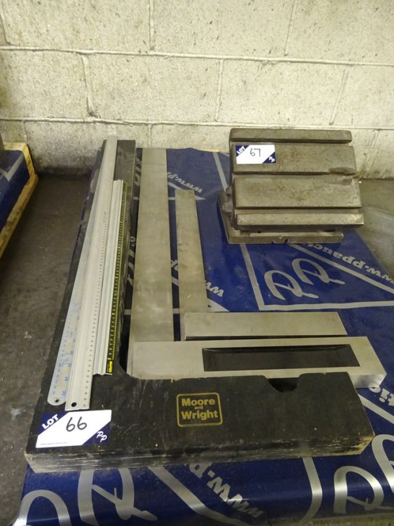 2x Moore & Wright set squares, 600mm & 1000mm