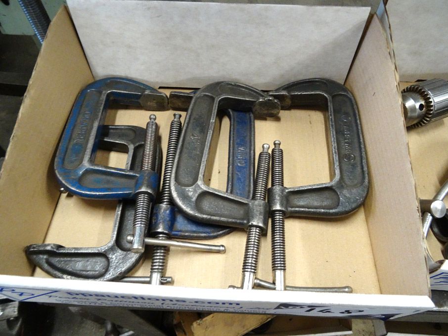 AMEND: 5x Draper, Silverline etc 4" G clamps