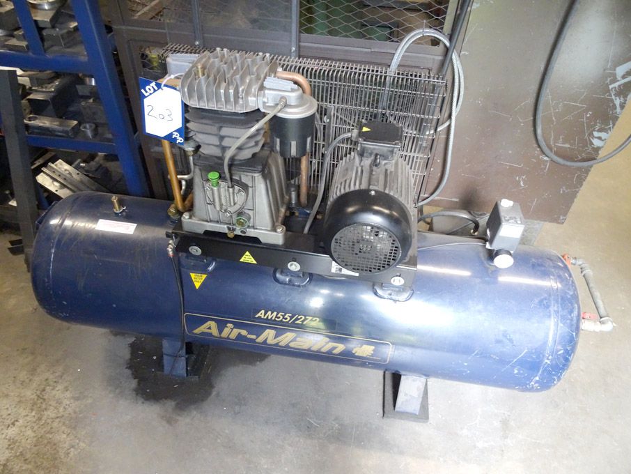 Fiac AM55/272 compressor on 272ltr air receiver, 4...