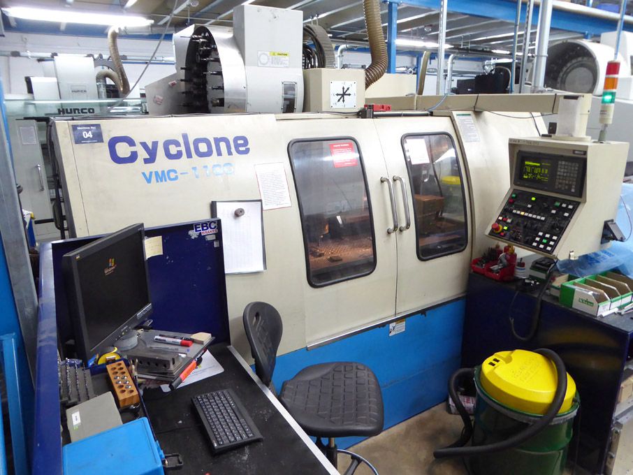 L&W Machine Tools Cyclone VMC-1100 CNC VMC, Fanuc...