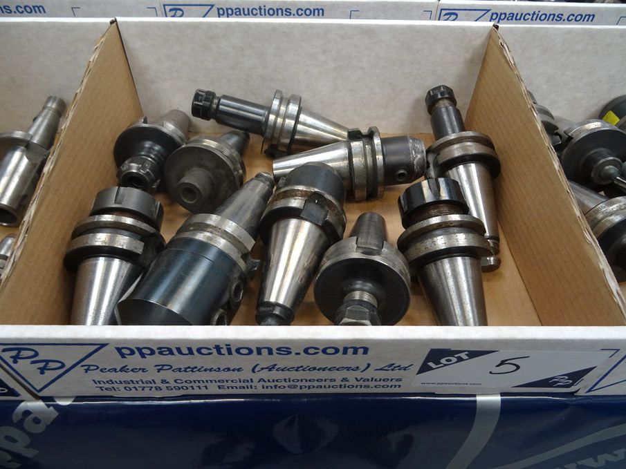 10x BT40 taper tool holders