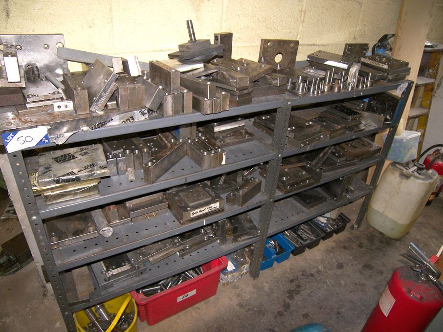 Qty various mould tool plates, bushes, pins etc