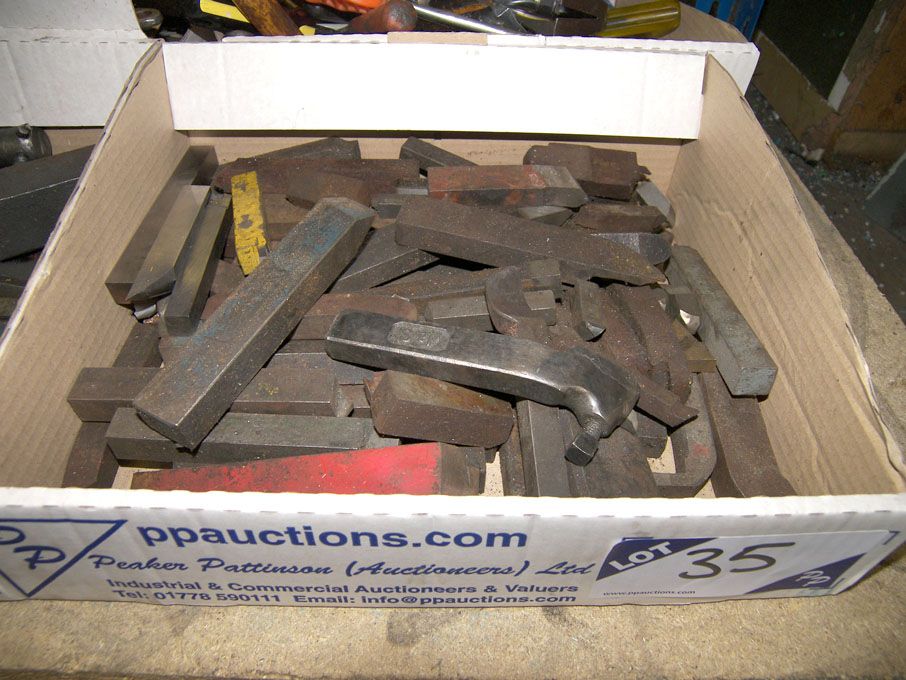 Qty various turning bars