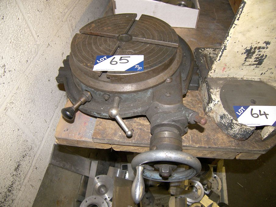 Hilby 10" dia precision rotary table