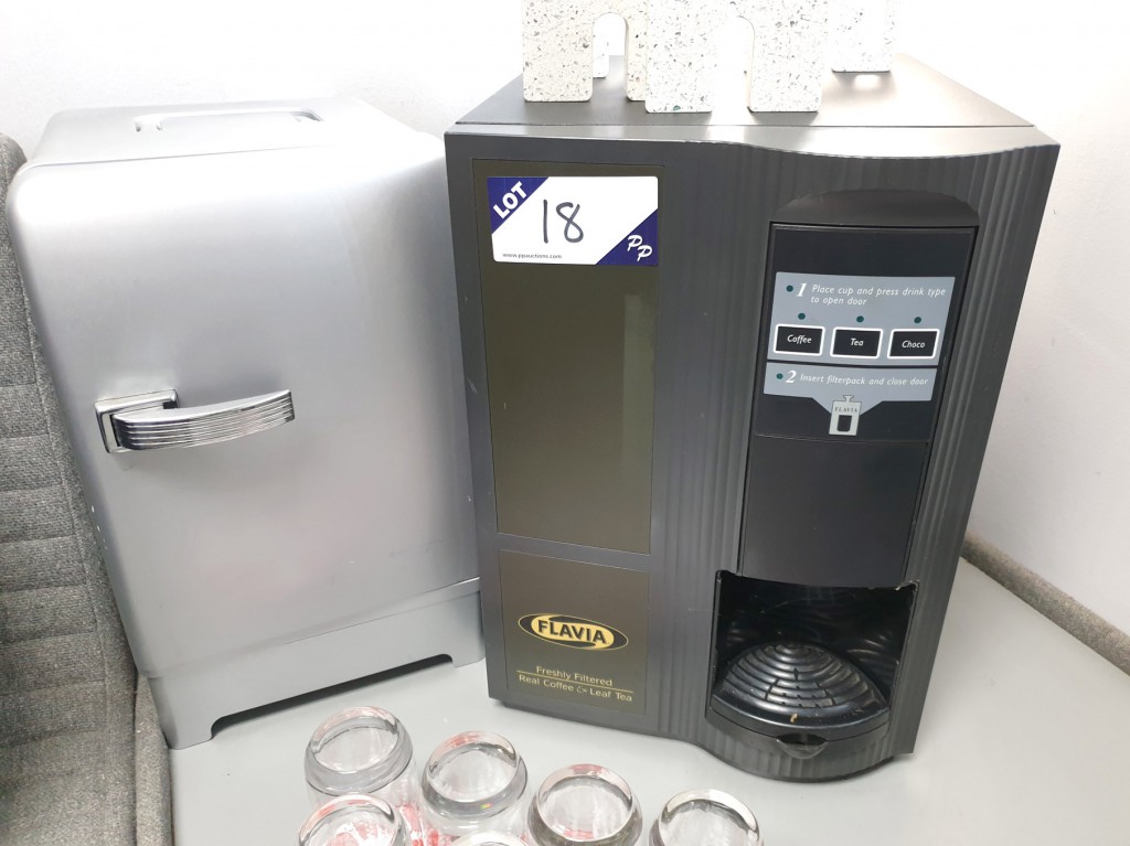 Flavia Brewer S300 coffee machine, Traxon portable...