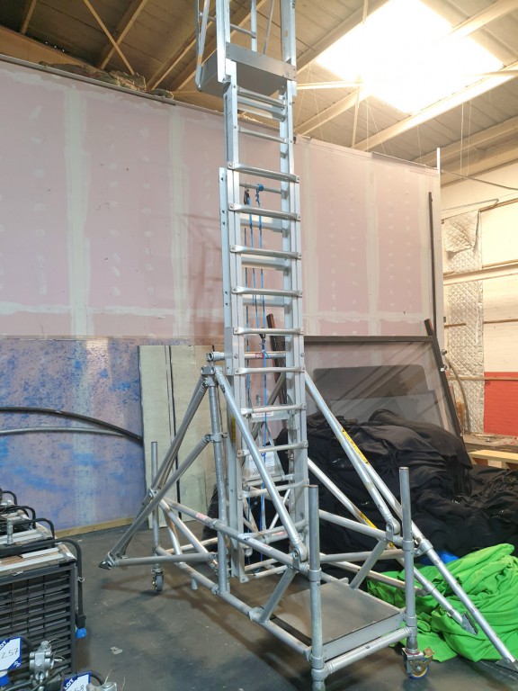 Tallescope mobile ladder platform, 4.4m max, 115kg...