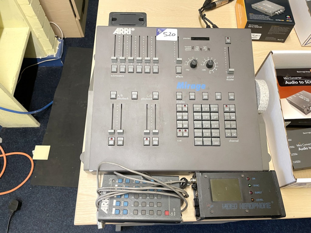 Arri Mirage light control console