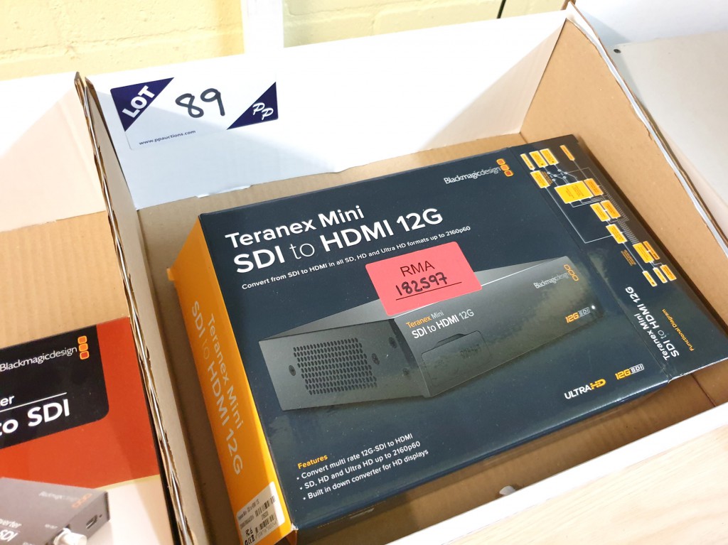 Blackmagic Design SDi to HDMI 12G Teranex mini con...
