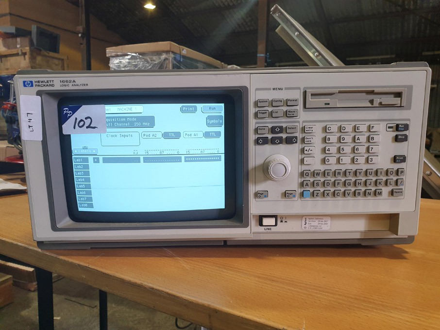 HP 1662A logic analyser