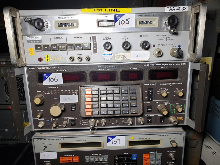 Marconi 2017 signal generator, 0.01-1025MHz