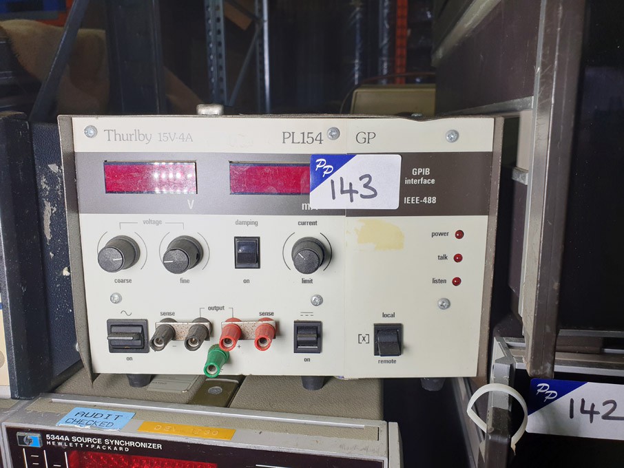 Thurlby PL154 power supply, 15v-4A