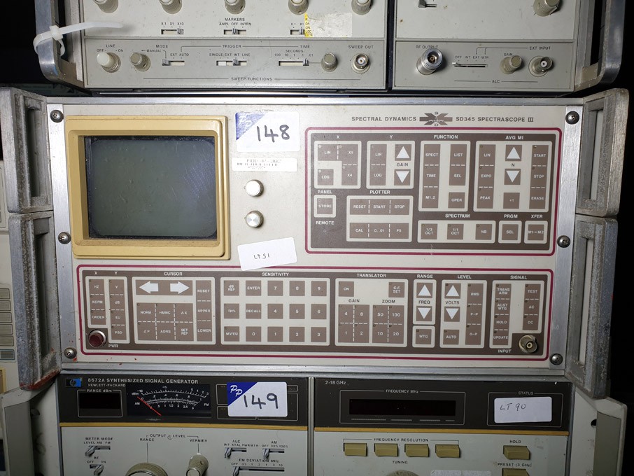 Spectral Dynamics SD345 spectrascope