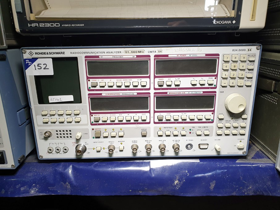 Rohde & Schwarz 834.000.54 radio communication ana...
