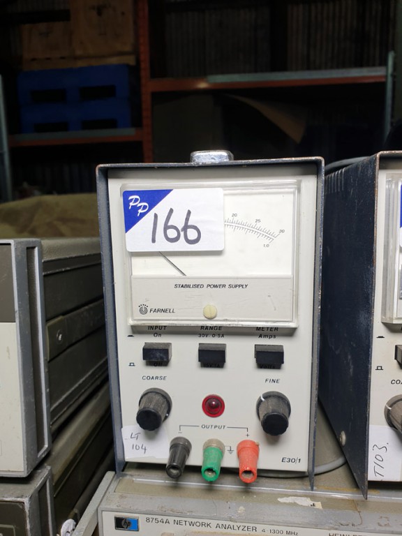 Farnell E30-1 stabilised power supply