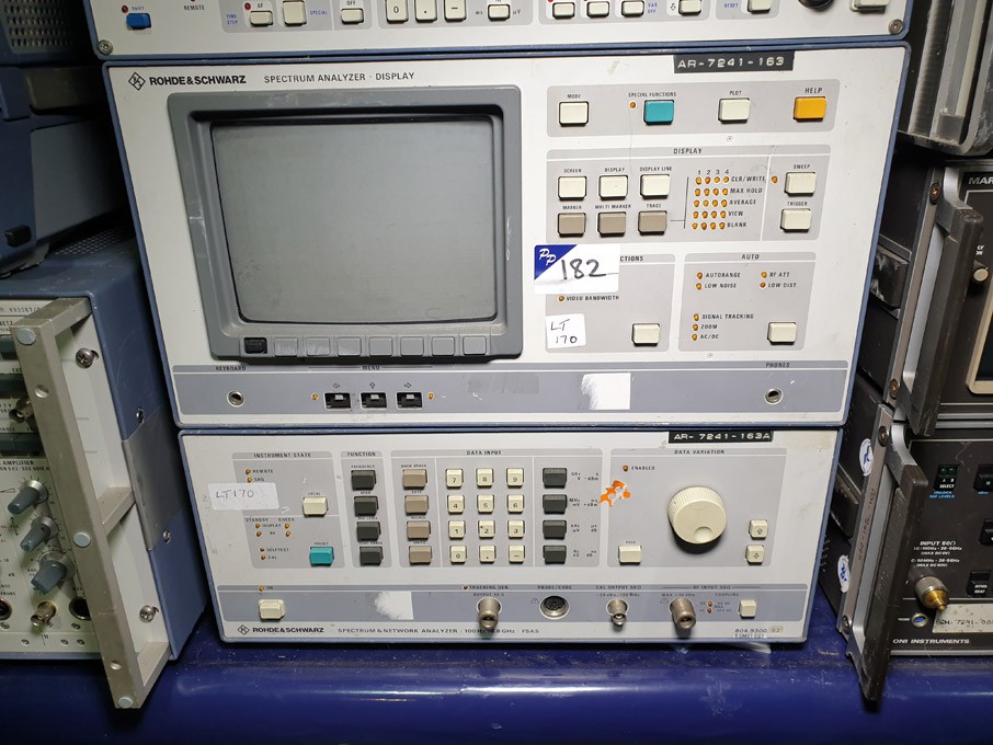 Rohde & Schwarz spectrum analyser display, Spectru...