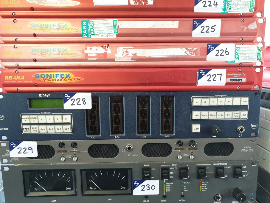 TSL AMU2-8HD Dolby E audio monitoring unit