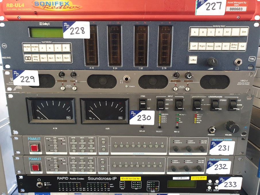TSL audio monitoring unit