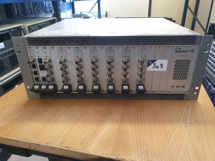 Appear TV XC5000 chassis with plug in cards inc: S...