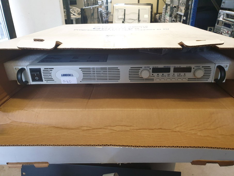Lambda Gen 100-15 programmable PSU, 0-100v, 0-15A...