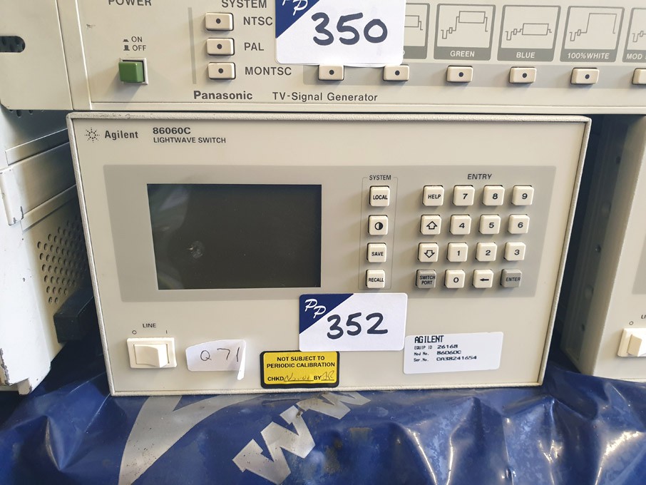 Agilent 86060C lightwave switch, opt 001, 012, 051...