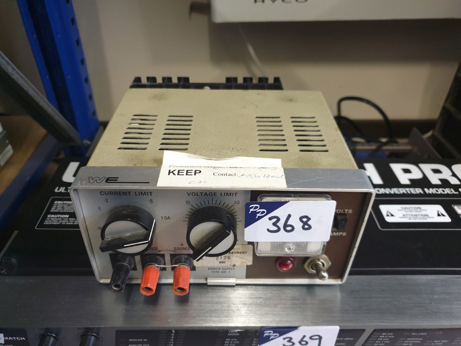 WE 401 power supply, 30v / 1A max output