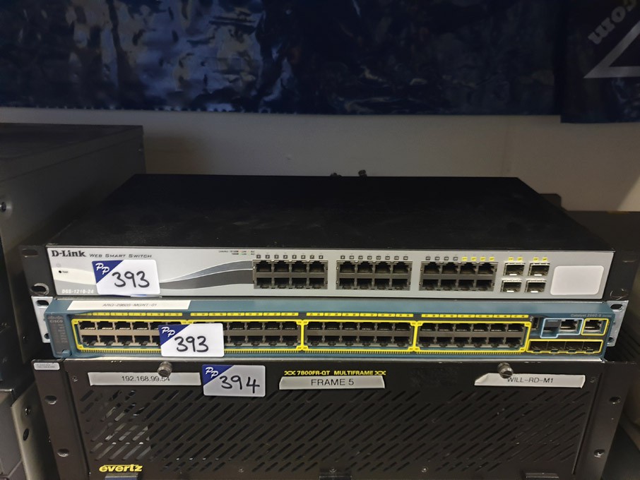 D-Link DGS-1210-24 ethernet switch, Cisco Systems...