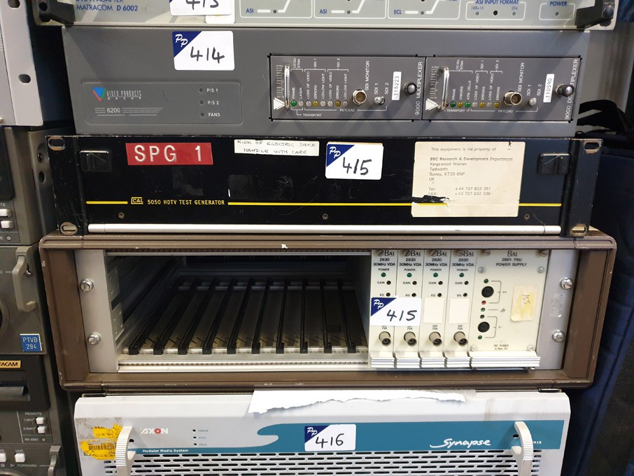 Cal 5050 HD TV test generator, Pal component distr...