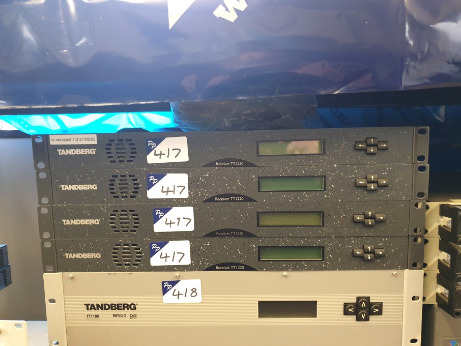 4x Tandberg TT1220 receiver